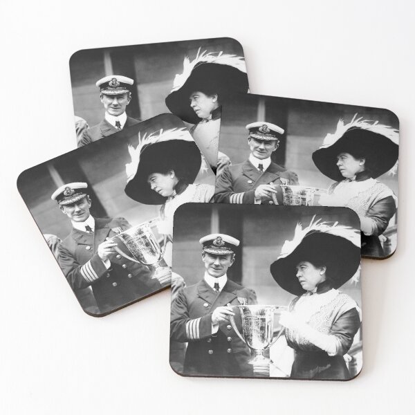 Item preview, Unsinkable Molly Brown Presenting Award To RMS Carpathia Captain - 1912 designed and sold by warishellstore.