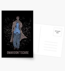 Omar Don't Scare Postcards