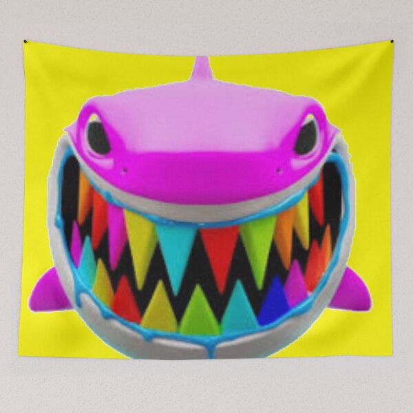 Item preview, Rainbow Troll Shark (Yellow) designed and sold by Kadeda.