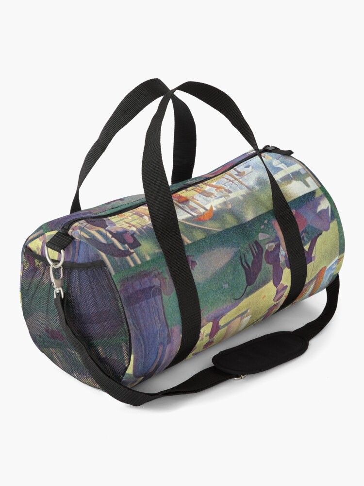 Alternate view of Georges Seurat Sunday Afternoon on the Island of La Grande Jatte Duffle Bag