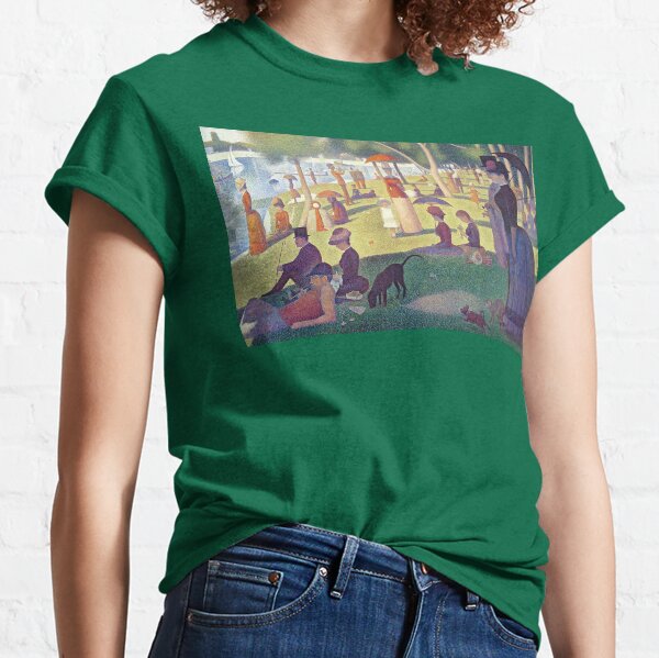 Georges Seurat Sunday Afternoon on the Island of La Grande Jatte Classic T-Shirt