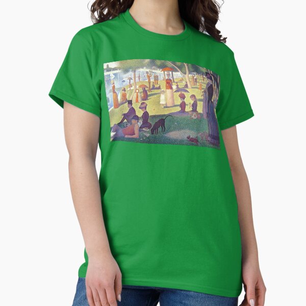 Georges Seurat Sunday Afternoon on the Island of La Grande Jatte Classic T-Shirt