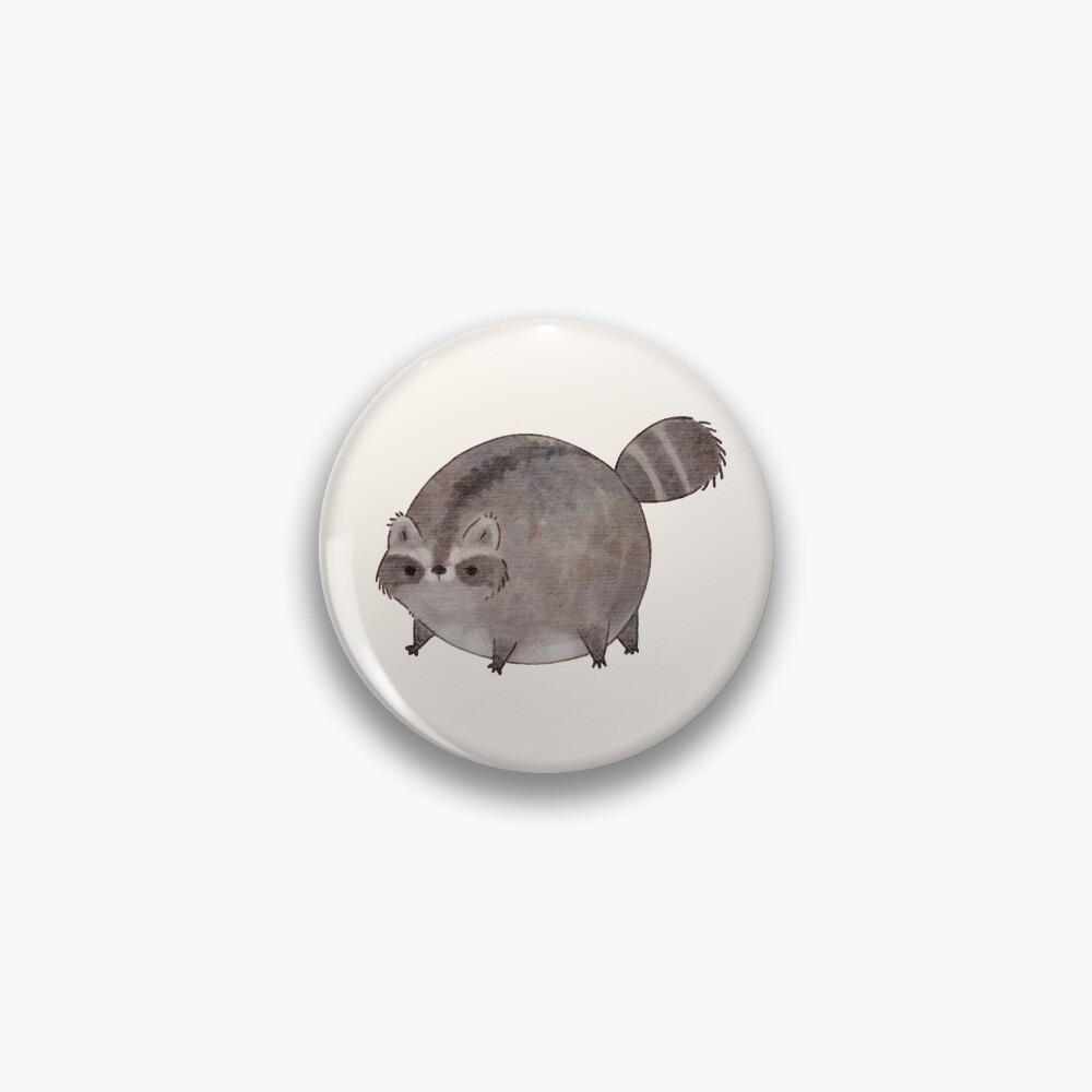 Chubby Trash Panda Pin