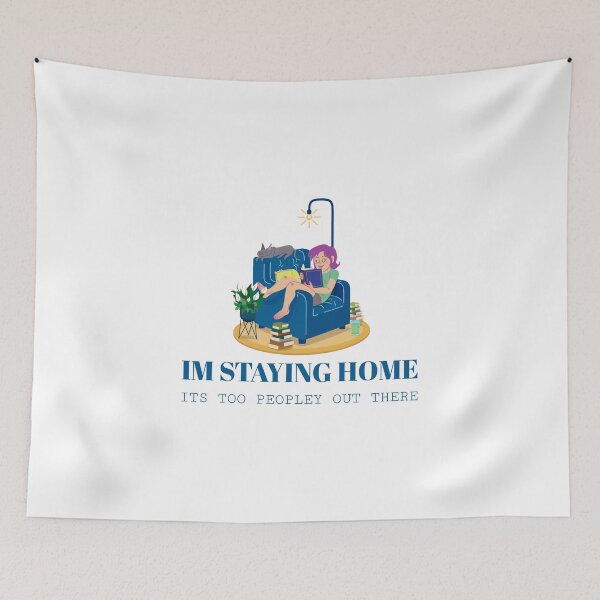 Item preview, IM STAYING HOME designed and sold by Peaceful Life Co.