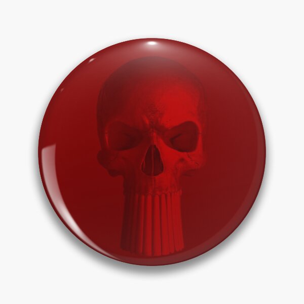 Item preview, skull red 5 with long teeth designed and sold by Radu-Gabriel.