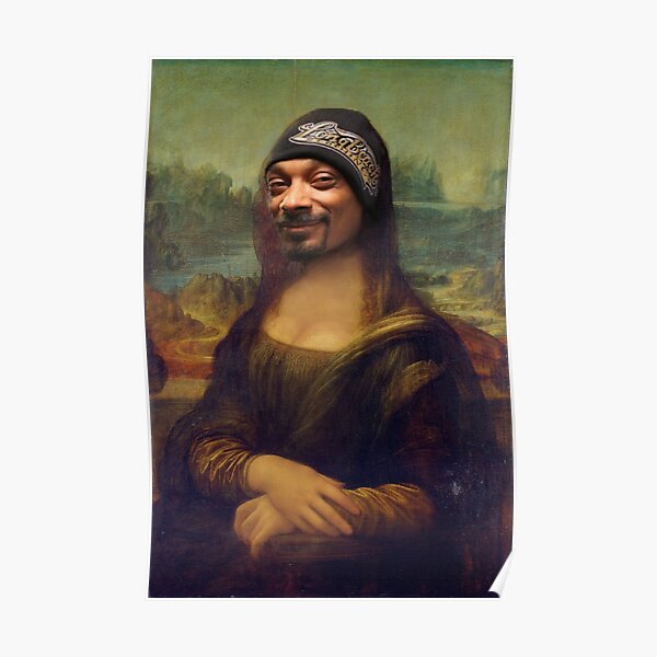 Snoop Dogg Mona Lisa Poster