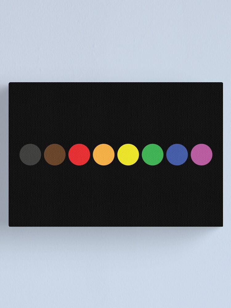 Inclusive Lgbtq Pride Dots Subtle Minimalist Gay Pride Flag Colors