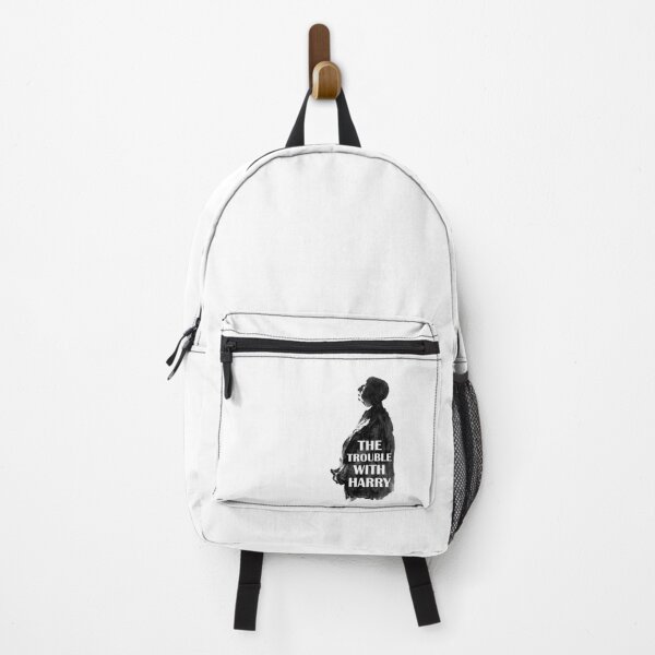 Hitchcock's The Trouble with Harry Watecolor Illustration Backpack