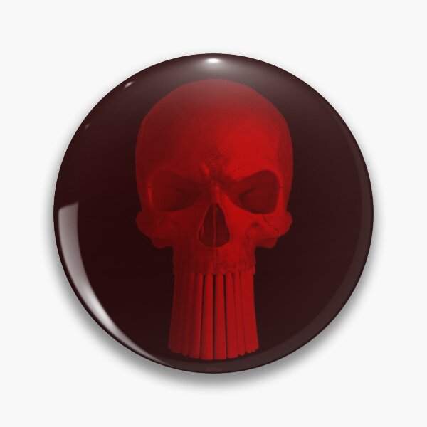 Item preview, skull red 6 with long teeth designed and sold by Radu-Gabriel.