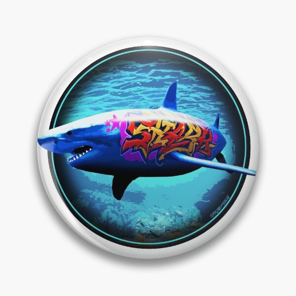Item preview, Tagged Shark designed and sold by ROBOTFACE T-Shirts.