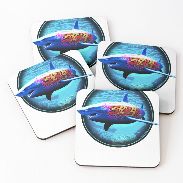 Item preview, Tagged Shark designed and sold by ROBOTFACE T-Shirts.