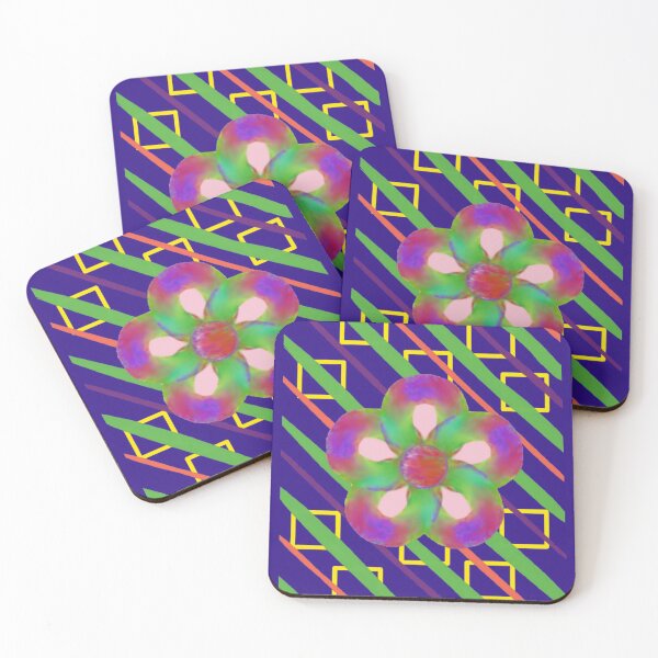 Item preview, Abstract Marbled Multicolored Image with Flower designed and sold by Sendreka.