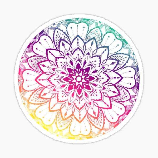 Trendy Mandalas Design Sticker
