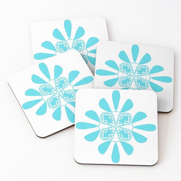 Item preview, Blue abstract flower designed and sold by Abstractlara.