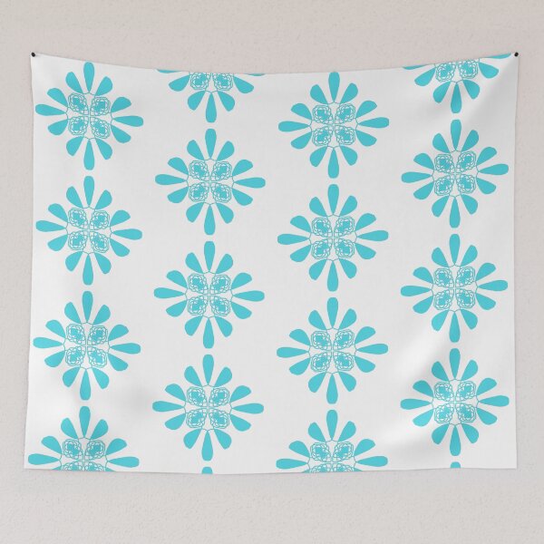 Item preview, Blue abstract flower designed and sold by Abstractlara.