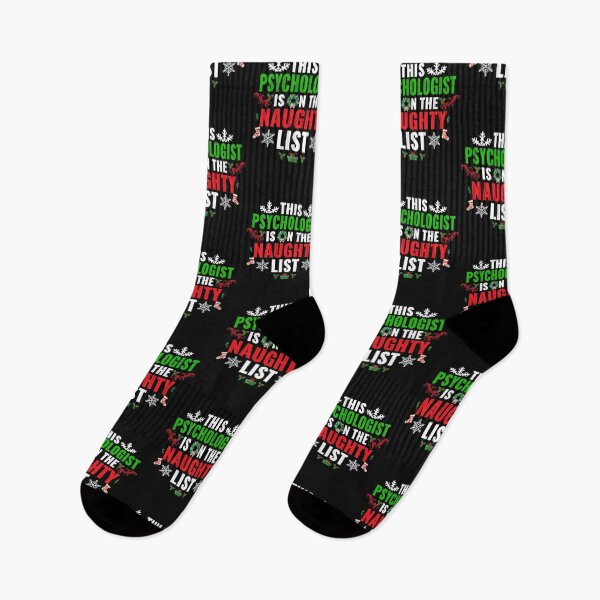 Item preview, This Psychologist is on the Naughty list Christmas Xmas designed and sold by losttribe.