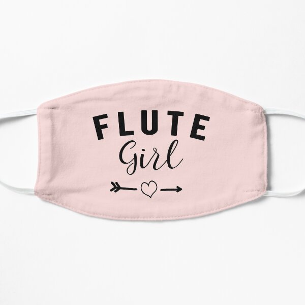 Flute Girl Lovers Flat Mask