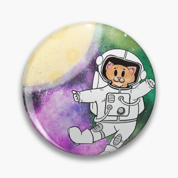 Item preview, Astronaut Cat explores space designed and sold by jessieartsdaily.
