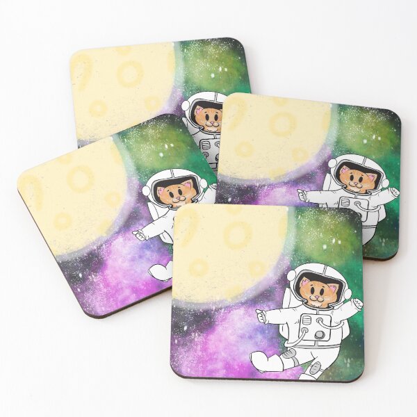 Item preview, Astronaut Cat explores space designed and sold by jessieartsdaily.
