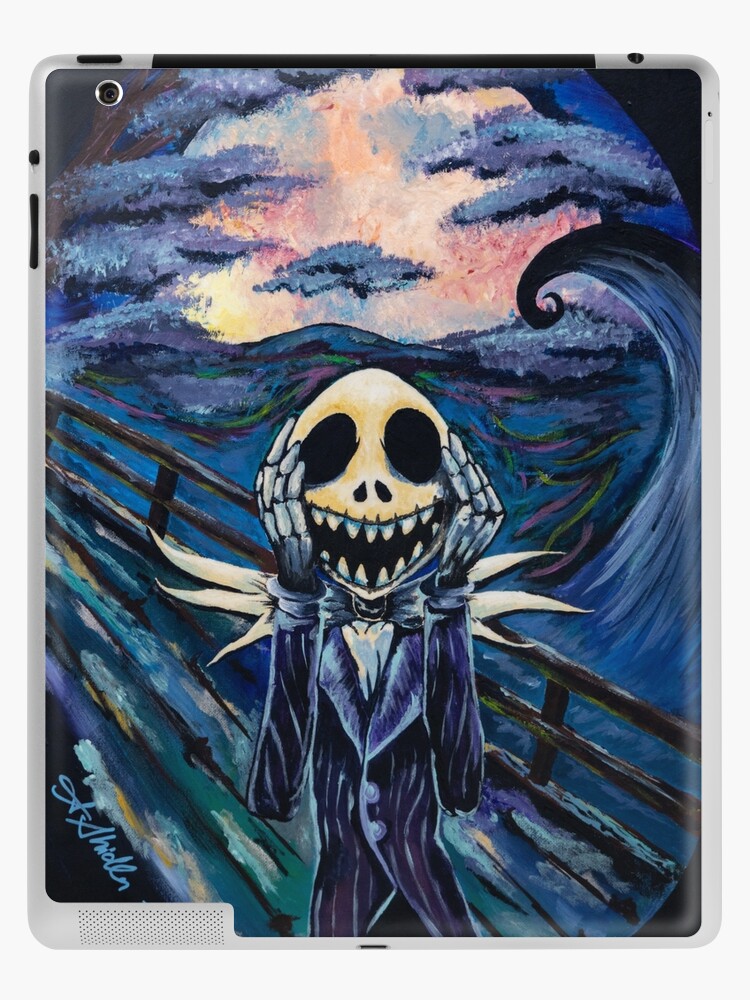 Screaming Jack Skellington Painting iPad Case Skin