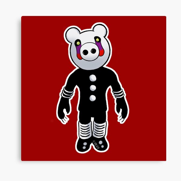 Puppet Rob Lox Canvas Prints Redbubble - roblox scuba diving at quill lake teddy bear