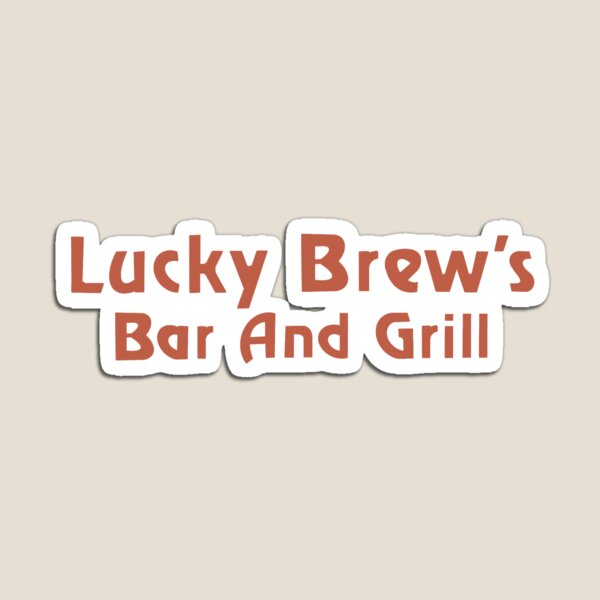 Aperçu de l'œuvre Bar et grill Lucky Brew créée et vendue par broadwaybandito.