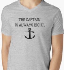 Captain Men's V-Neck T-Shirt