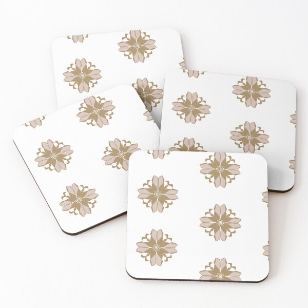 Item preview, Flower abstract beige designed and sold by Abstractlara.
