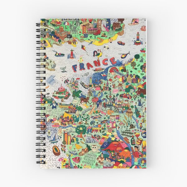 Item preview, Doodle map France designed and sold by Sukistic.