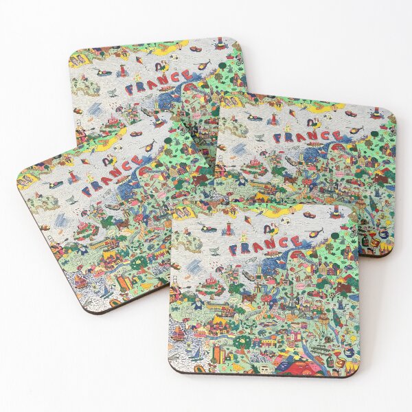 Item preview, Doodle map France designed and sold by Sukistic.