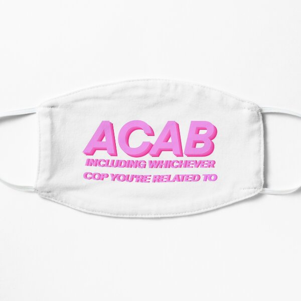 Pastel ACAB Flat Mask