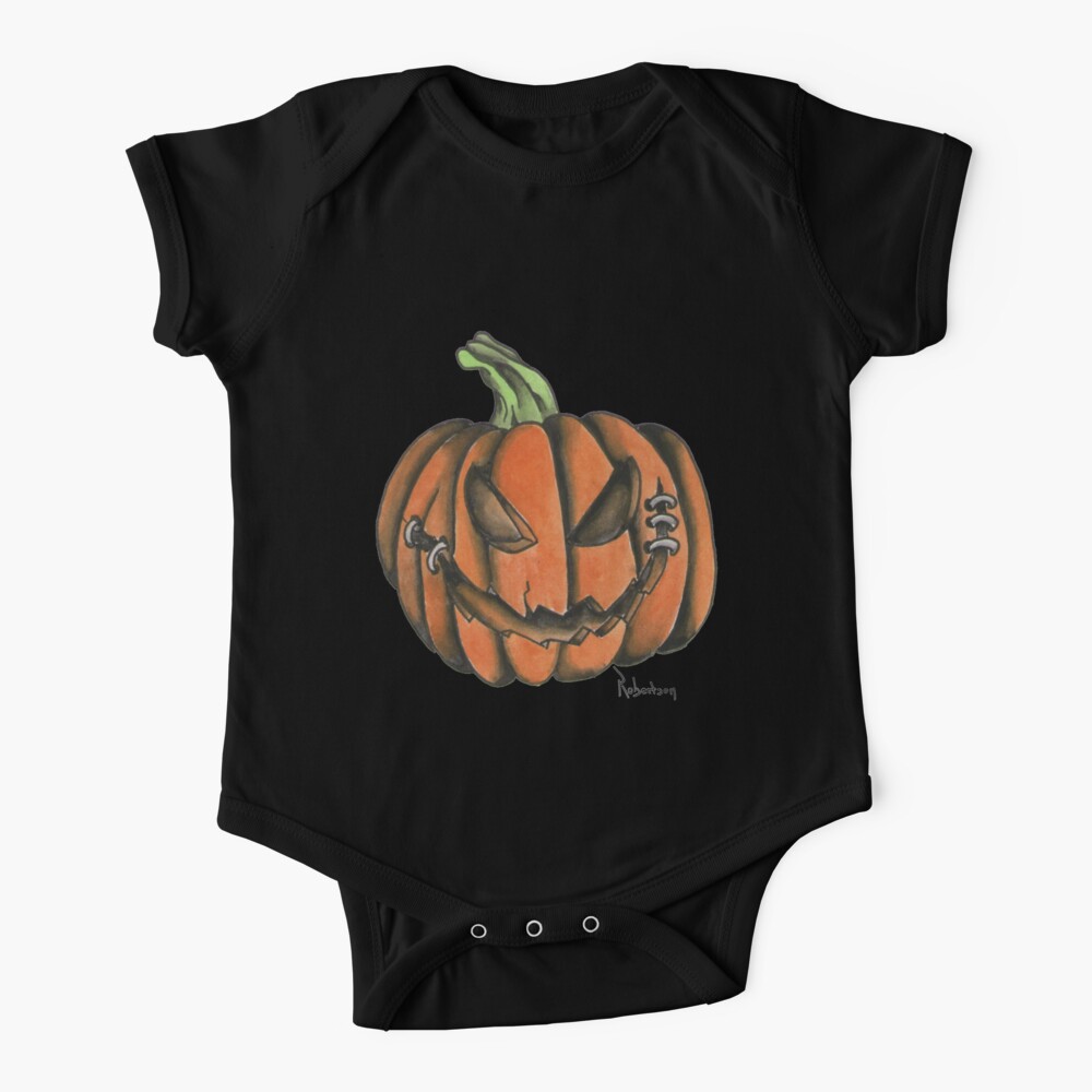Jack O Lantern Baby One Piece By Donnachaidhxiv Redbubble