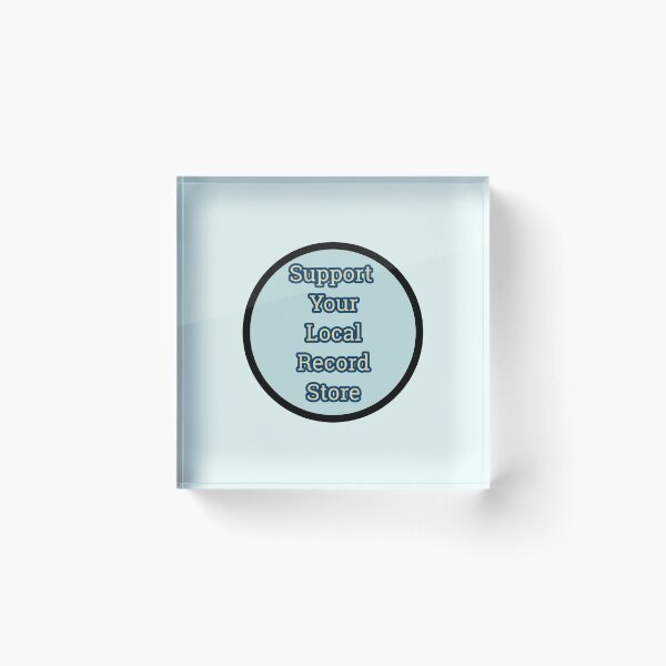 Item preview, Support Your Local Record Store designed and sold by Feel-GoodPrints.