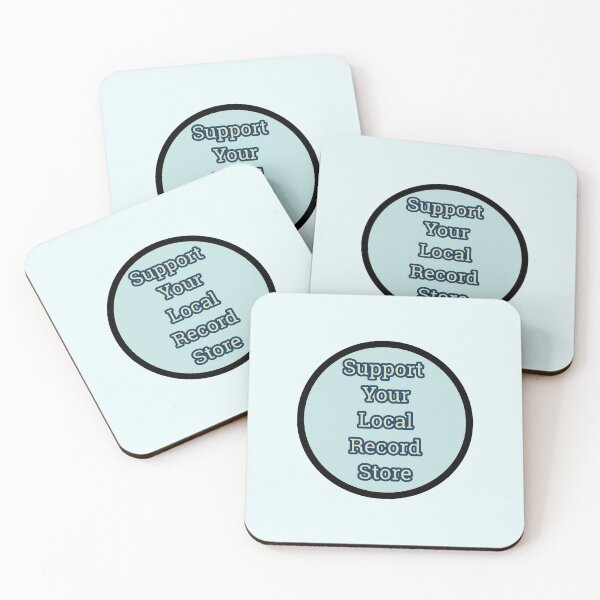 Item preview, Support Your Local Record Store designed and sold by Feel-GoodPrints.