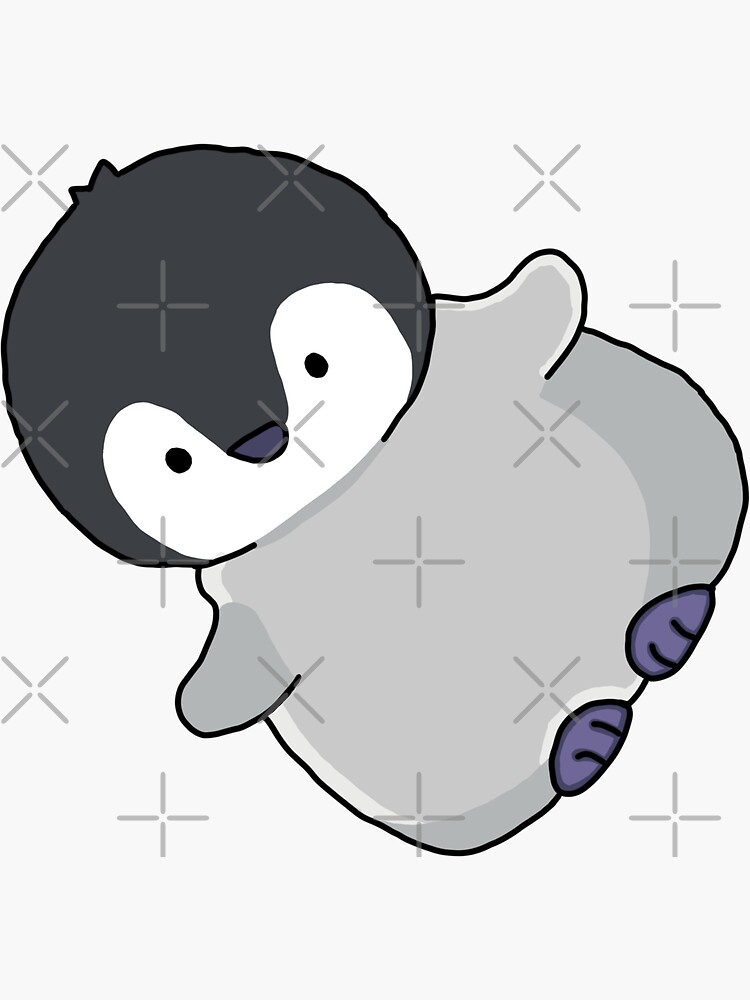 pequeño pingüino feliz de stickersnstuff