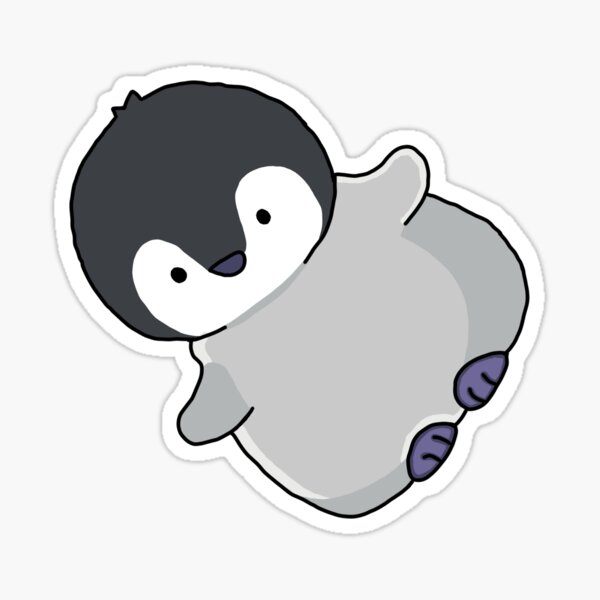 happy little penguin Sticker