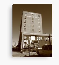 Abilene, Kansas - Hotel Sunflower Canvas Print