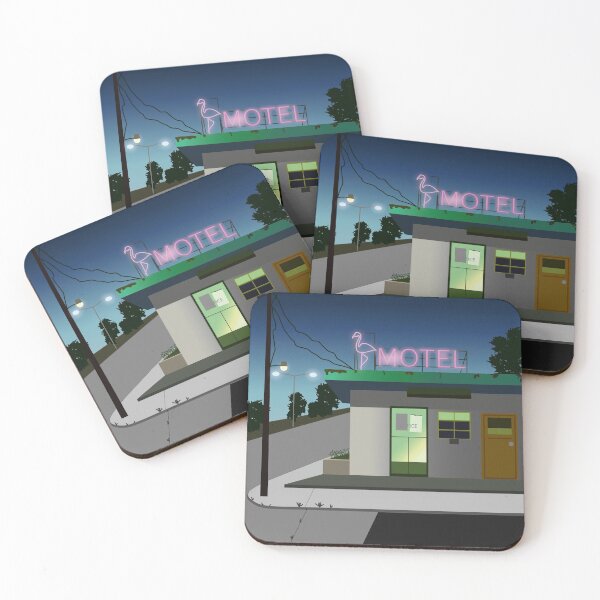 Item preview, Motel at night designed and sold by Katy Hinkley.