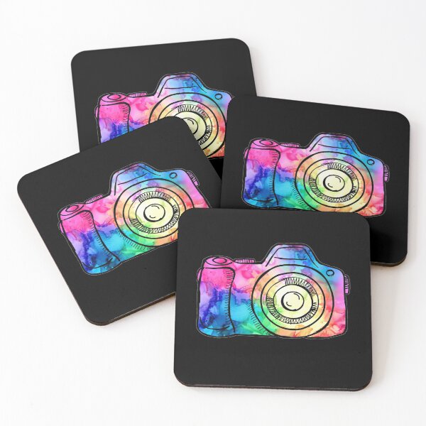 Item preview, Watercolor Rainbow Camera designed and sold by Sara Burgess.