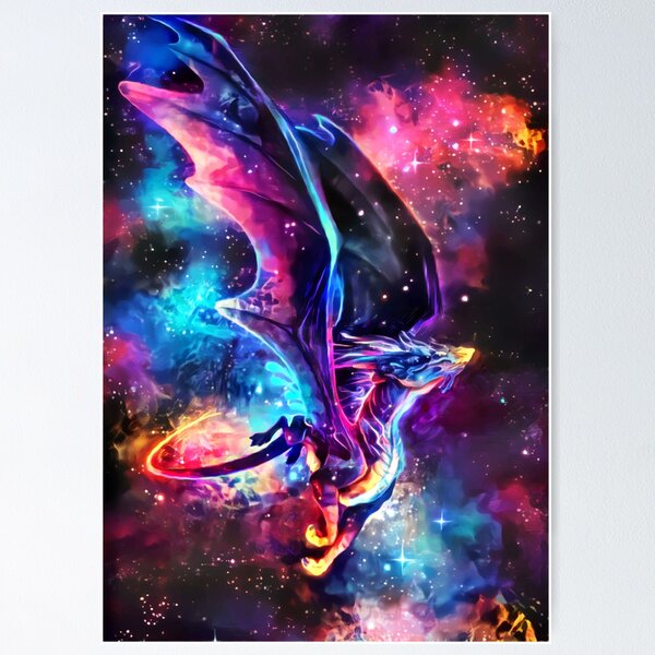 Galaxy Dragon – enchanting canvas wall art – Photowall