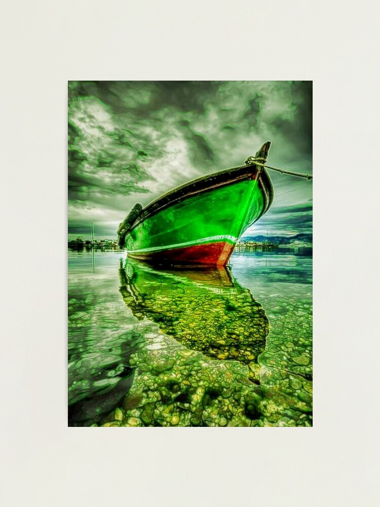 Alternate view of MOORED Photographic Print