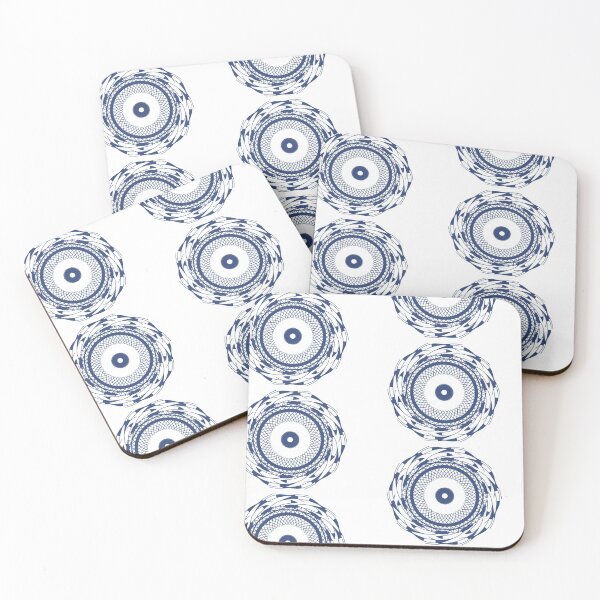Item preview, Abstract dark blue circle designed and sold by Abstractlara.