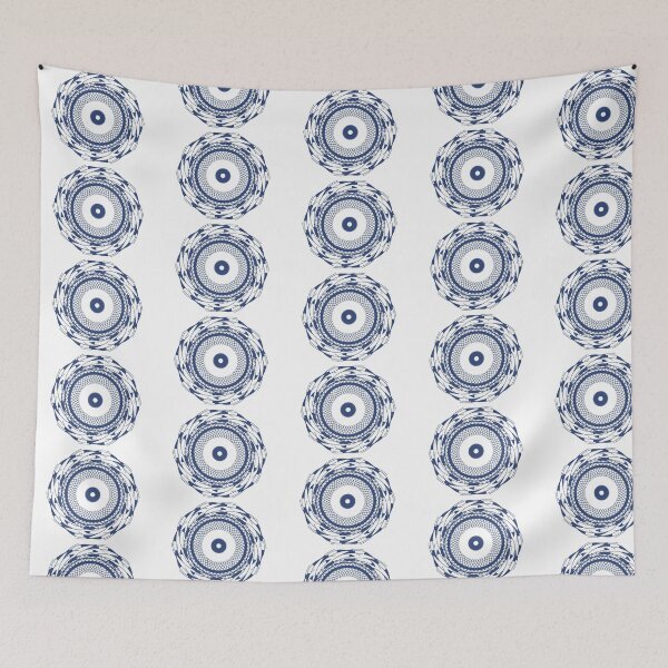Item preview, Abstract dark blue circle designed and sold by Abstractlara.