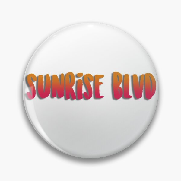 Item preview, sunrise blvd sticker designed and sold by marniestickers.