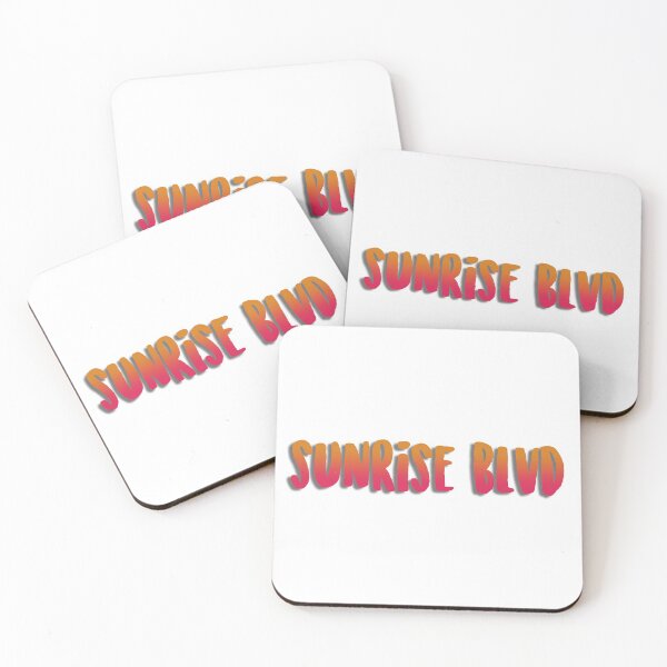 Item preview, sunrise blvd sticker designed and sold by marniestickers.