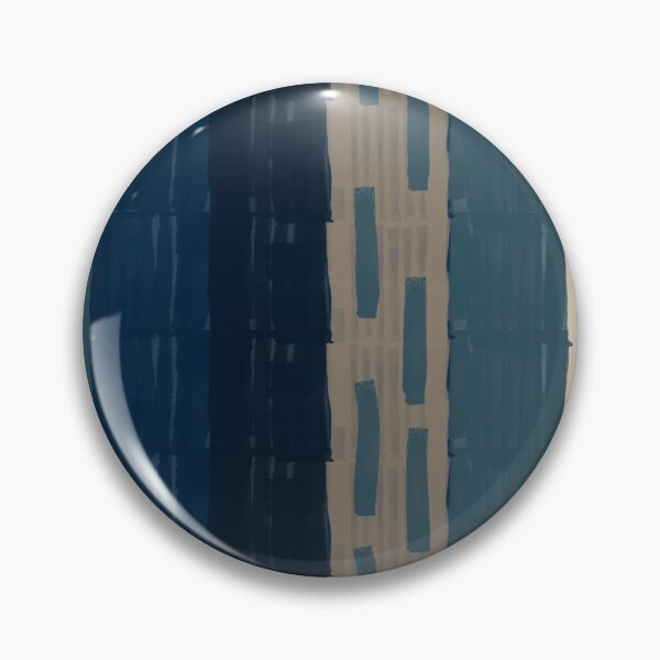 Item preview, Irregular blue and neutral stripes & subtle checks designed and sold by BlertaDK.