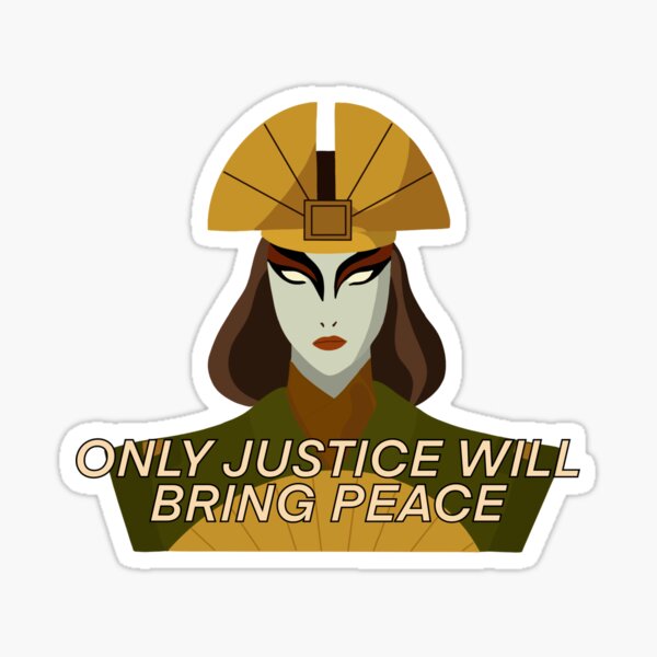 Avatar The Last Airbender - Kyoshi Quote Sticker