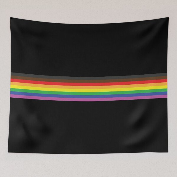 Item preview, Inclusive LGBTQ Pride Stripe | Horizontal Simple Minimalist Gay Pride Flag Colors designed and sold by averydavage.