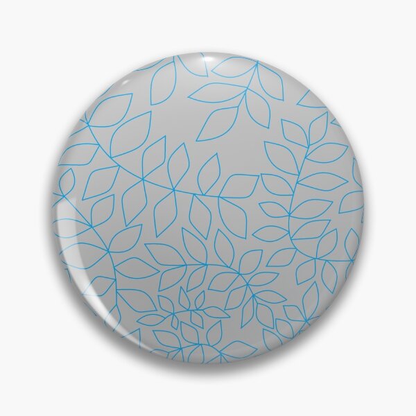 Item preview, Blue Leafy Vines on Gray designed and sold by designcardinal.
