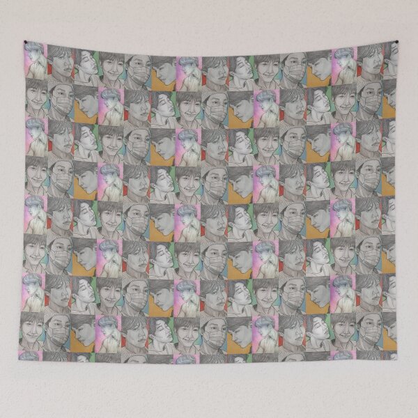 Item preview, Faces of J-Hope designed and sold by amgcandoregiles.
